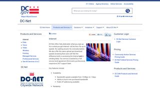 Internet | dcnet - DC.gov