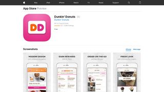 Dunkin' Donuts on the App Store - iTunes - Apple