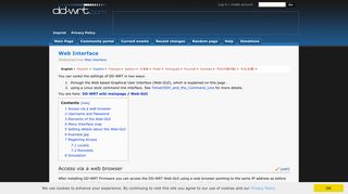 Web interface - DD-WRT Wiki