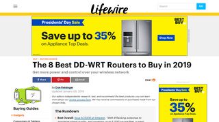 The 8 Best DD-WRT Routers to Buy in 2019 - Lifewire