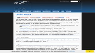 Obtaining Router IP - DD-WRT Wiki