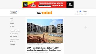 DDA Housing Scheme 2017: 41,000 applications received as ...