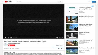 DDA Video - Medical Videos - Presice Cryoablation System by Galil ...