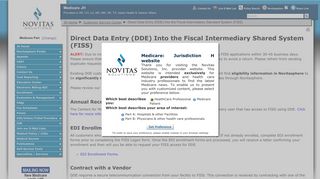 Direct Data Entry (DDE) Into the Fiscal Intermediary Standard System ...