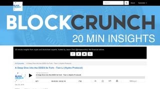 The Blockcrunch: A Deep Dive into the DDEX 0x Fork - Tian Li (Hydro ...