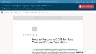 Chapter 6 - How to Prepare a DDFS for Base Year and Future ...