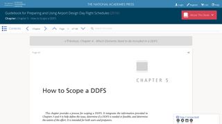 Chapter 5 - How to Scope a DDFS | Guidebook for Preparing and ...