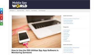 How to Use the DDI Utilities Spy App Software in Monitoring Someone