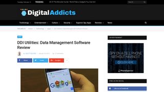 DDI Utilities: Data Management Software Review - Digital Addicts