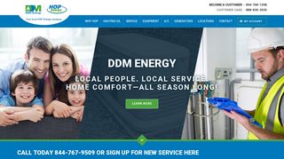 Contact Customer Service at DDM Energy