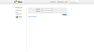 Login | My Dyn Account - DNS