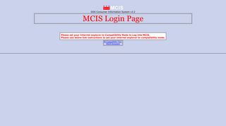 DDS Consumer Information System (MCIS v3.2)