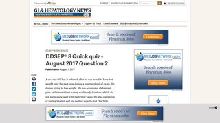 DDSEP® 8 Quick quiz - August 2017 Question 2 | GI and Hepatology ...