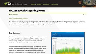 SP Ausnet Utility Reporting Portal - DDSN Interactive