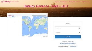 Dataloy Distance Table - DDT