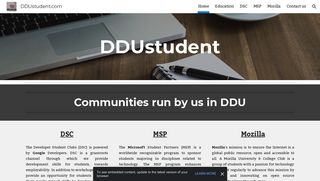 DDUstudent.com - Google Sites