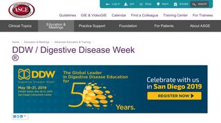 ASGE | DDW / Digestive Disease Week