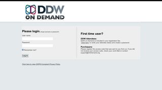 DDW Attendees - OnDemand.org