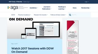 Watch 2017 Sessions with DDW On Demand | American ...