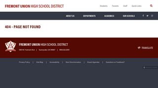 Concurrent Enrollment - Fremont Union High School District