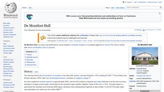 De Montfort Hall - Wikipedia