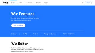 Powerful Features for Your Website | Wix.com