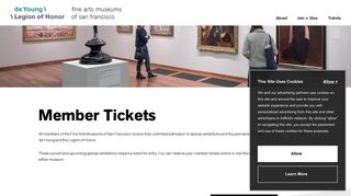 Member Tickets | FAMSF - Fine Arts Museums of San Francisco