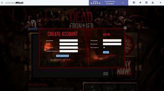 Dead Frontier Online Zombie MMO - Login - Milonic