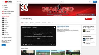 Dead Red Hitting - YouTube