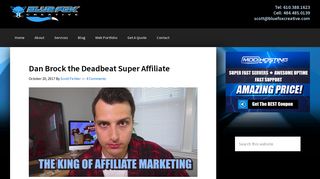 Dan Brock the Deadbeat Super Affiliate - The Perfect Place To Get ...