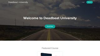 Deadbeat University: Homepage