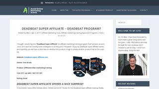 Deadbeat Super Affiliate – Deadbeat program? | Avoid Online ...