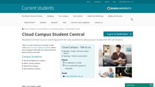Cloud Student Central - Deakin University