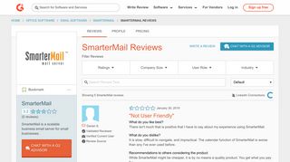 SmarterMail Reviews 2019 | G2 Crowd