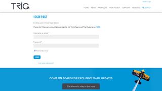 Dealer Login - Trig Avionics