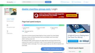 Access dealer.manitou-group.com. Login