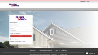 Dealers Choice: Dealer Pro+ - Online Account Tool - Login or Register ...
