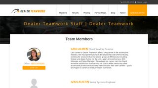 Dealer Teamwork Staff | Dealer Teamwork