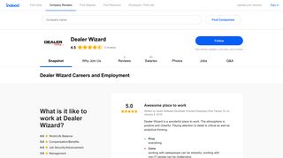 Dealer Wizard Careers and Employment | Indeed.com