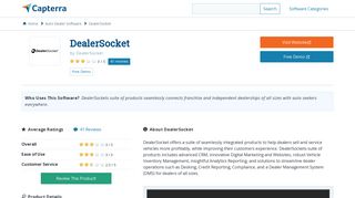 DealerSocket Reviews and Pricing - 2019 - Capterra