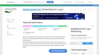 Access dealerspeed.net. DealerSpeed | Login