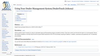 Using Your Dealer Management System/DealerTrack (Arkona ...