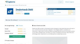 Dealertrack DMS Reviews and Pricing - 2019 - Capterra