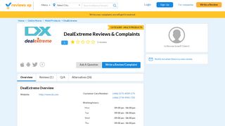 DealExtreme Reviews, Complaints & Customer Ratings (2019)