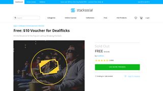 Free: $10 Voucher for Dealflicks | StackSocial