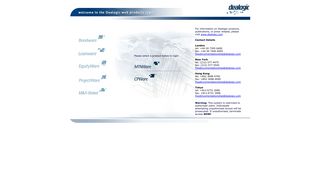 Welcome to Dealogic Login