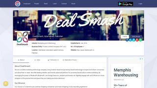 DealSmash, Pakistan Islamabad, Pakistan Company Profile - Ref ...