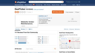 DealTicker Reviews - 111 Reviews of Dealticker.com | Sitejabber