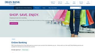 Online Banking - Dean Bank