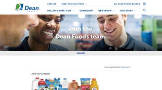 Dean Foods - iCIMS